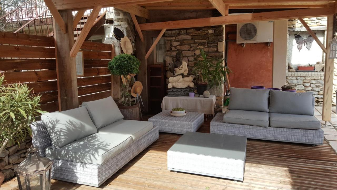 L'Olivier Chez Mamé Marthe Villa Vallon-Pont-dʼArc Kültér fotó